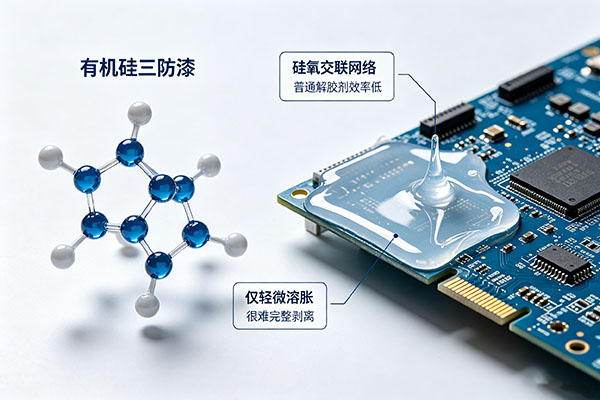 有机硅三防漆难溶解原因与去除难点FAQ解析
