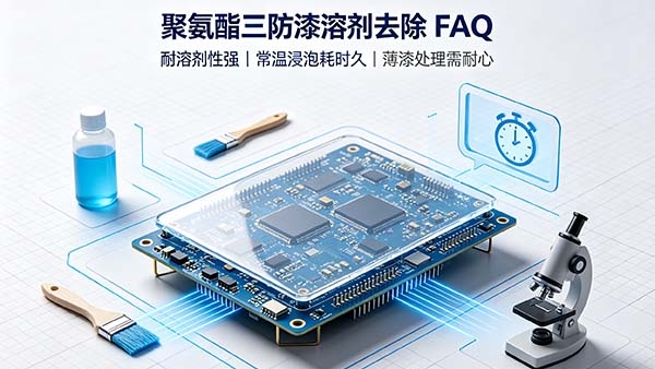 聚氨酯三防漆溶剂去除 FAQ：为什么常温浸泡需要十几到几十分