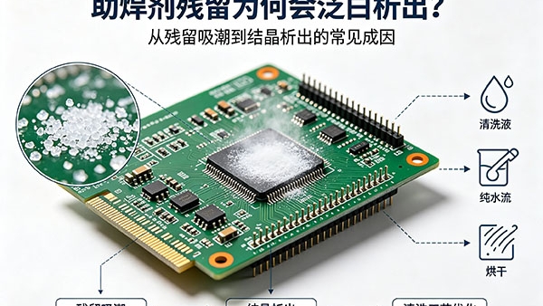 免清洗焊后残留泛白成因 高效水基清洗实操方案